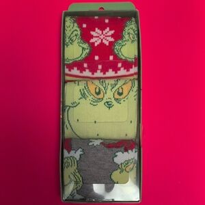 Grinch Holiday Crew Socks - Green